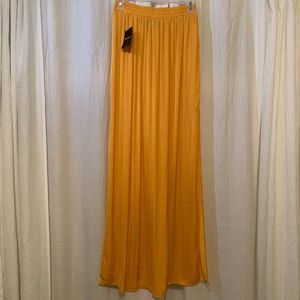 Forever 21 Long Mustard Skirt